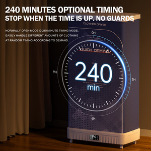 Sèche-<span class=keywords><strong>linge</strong></span> électrique portable pliable à <span class=keywords><strong>grande</strong></span> capacité pour la maison, nouvelle version 2025, sans installation, UV intelligent, vertical, automatique - Product Image 4