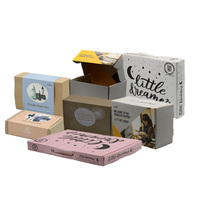 Cajas — boîte en papier Carton pour livraison gratuite, boîtes d'emballage ondulées avec Logo personnalisé et en Carton pour courrier, livraison gratuite, 50 pièces