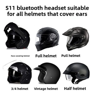 Nhà máy cung cấp trực tiếp Mũ bảo hiểm cho Bluetooth <span class=keywords><strong>Intercom</strong></span> tay đua giao hàng giao hàng xe máy Mũ bảo hiểm cho Bluetooth - Product Image 2