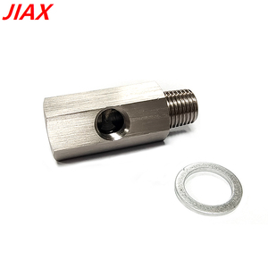 M14x1.5ถึง1/8นิ้ว NPT ตัวแปลงเซ็นเซอร์แรงดันน้ำมันเกลียวตัวทีอุปกรณ์อะแดปเตอร์ M14 * 1.5 - Product Image 3