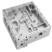 Carcasa de Aleación de Aluminio Mecanizada por CNC de Precisión Personalizada, Soporte Estructural para Carcasa Electrónica de Comunicación 5G