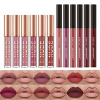 Kit de Rouge à Lèvres Mat et Crayon Contour des Lèvres Portable, Imperméable et Longue Durée, 2 Pièces, Étiquette Privée, Modèle ML8922 - Vente Flash
