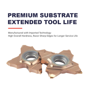 Tqj27 4-edges bướm Carbide rãnh chèn cho Swiss lathes độ ổn định cao & cuộc sống lâu dài OEM công cụ chủ tương thích - Product Image 4