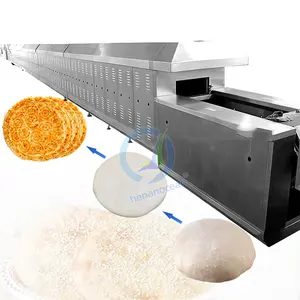 Línea completa de producción de pan libanés Máquina automática para hacer pan de pita turco