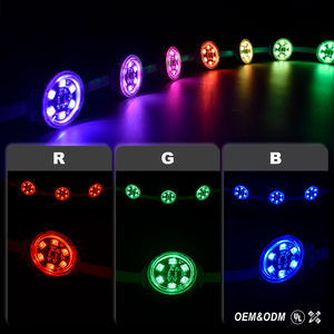 Ngoài trời vĩnh viễn đèn 40 mét DC24V 6LED ws2811 ucs2903 ucs2904 RGB RGBW IP66 không thấm nước <span class=keywords><strong>LED</strong></span> điểm ảnh điểm ánh sáng <span class=keywords><strong>LED</strong></span> nguồn - Product Image 1