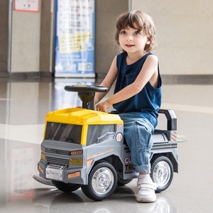<span class=keywords><strong>Voiture</strong></span> électrique pour enfants, véhicule d'ingénierie à 4 roues, camion de pompiers et <span class=keywords><strong>voiture</strong></span> de police, jouet pour garçons et filles - Product Image 3
