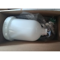 H2006P Mini pistolet en plastique haute pression HVLP pistolet en acier inoxydable par gravité/pression alimentation Air trousse à outils pièces pour compresseur d'air