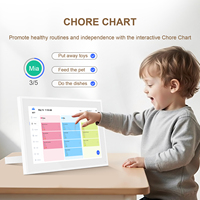 Cadre photo numérique, calendrier mural numérique, tableau des tâches, liste de choses à faire, planificateur pour la maison, synchronisation Wi-Fi, calendrier numérique intelligent familial 10,1 pouces