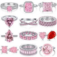 Bague de Fiançailles et d'Éternité Dylam en Argent Sterling, Coupe Radiante, Zircon Cubique 8A de Qualité Supérieure, Bijou de Mode