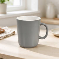 Tasse en céramique 350 ml avec poignée, idéale pour le bureau et les cadeaux de thé en famille