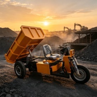 Mini-dumper électrique à batterie lithium de 3 tonnes à faible entretien pour une utilisation quotidienne dans les mines à long terme
