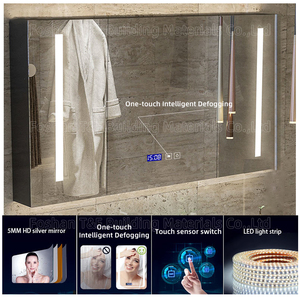 Распродажа, набор туалетных раковин для ванной комнаты с умным освещенным зеркалом и раковиной из спеченного камня - Product Image 2