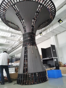 Custom Size Special Christmas <strong>LED</strong> Tree <strong>Full</strong> <strong>Color</strong> Flexible <strong>LED</strong> Screen Digital Signage Advertising - Product Image 5