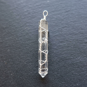 Colgantes de Piedra de Cristal de Jaspe Rojo Hexagonal con Punta de Lápiz, Hechos a Mano, Ecológicos, con Envoltura de Alambre, Recuerdo para el Día de Acción de Gracias - Product Image 5