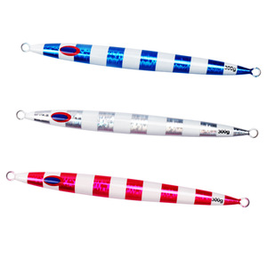 Señuelo de jigging de 120g de hundimiento lento que brilla en la oscuridad para pesca de atún y caballa en aguas profundas, material de plomo para uso en el océano. - Product Image 1