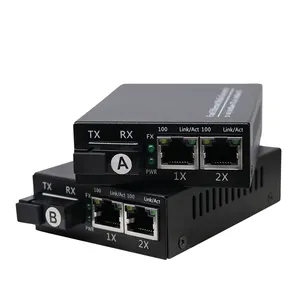 SM/MM SFP 4 Cổng RJ45 1000 Cơ Sở Chế Độ Đơn Sợi Quang Utp Media Converter