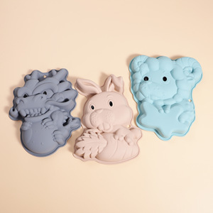 New Silicone Cartoon Zodiac Animals Soft & Durable Heat Resistant Oven Safe <b>Cake</b> <b>Mold</b> Kitchen Baking Plate Mousse Pudding DIY - Product Image 1