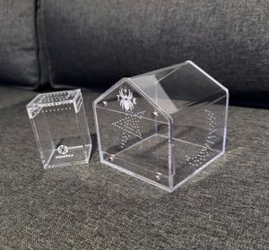 <span class=keywords><strong>Cage</strong></span> à araignées sauteuses en acrylique de petite taille avec logo et taille personnalisés - Product Image 5