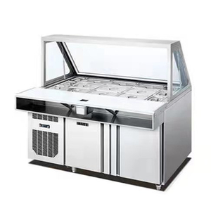 Đơn nhiệt độ thép không gỉ đồ nội thất nhà bếp chuẩn bị thực phẩm bàn làm việc và tủ lạnh/băng ghế dự bị cho nhà hàng - Product Image 5