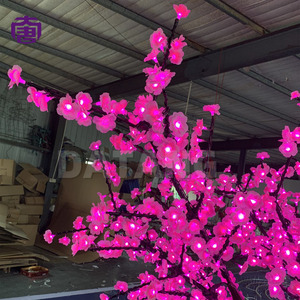 Beautiful Outdoor Garden IP65 Waterproof Commercial LED Luminous Artificial Sakura Cherry Blossom <b>Tree</b> for Christmas Decoration - Product Image 3