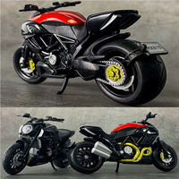 1/18 échelle Ducati le diable alliage Scooter Sport vélo moulé sous pression enfants jouets Simulation moto véhicules course modèle cadeau pour garçon