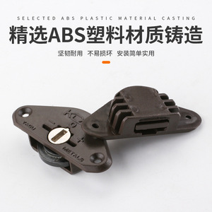 Rueda angular para puerta corredera Ying Sheng, color negro 88998, para armario o ropero - Product Image 2