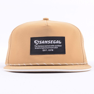 Topi Snapback tahan air Laser berlubang grosir topi olahraga Snapback tahan air kustom desainer Tiongkok - Product Image 6