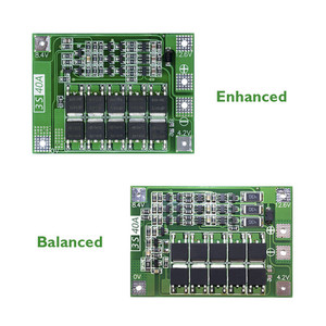 Bộ Sạc Pin <span class=keywords><strong>Lithium</strong></span> 3S 40A 18650 Bộ Sạc Bảo Vệ BMS Cân Bằng - Product Image 3