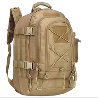 Sac à dos tactique personnalisé vert olive et gris avec cadre interne pour affaires, randonnée et activités de plein air - Imperméable, capacité 36-56L, coussin d'air