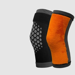 Rodillera Térmica AOFIT para Alivio del Dolor Articular por Artritis, Recuperación de Lesiones, Soporte Cálido para Dormir con Terciopelo Dorado - Product Image 6