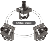 Caméra USB Arducam 2MP IMX462 vision diurne et nocturne IR 95 ° Objectif HD DFOV avec boîtier métallique B0490, objectif HD à monture M12 pour robot