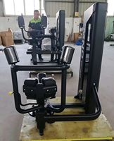 Machine de fitness à torse rotatif réglable Velos, à charge par poulies, avec logo personnalisé gratuit pour usage en salle de sport
