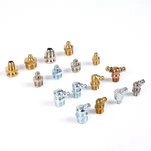 Boquilla de Engrase de Acero Inoxidable 304 M6 M8 M10, Boquilla de Engrase Recta con Abrazaderas de Pasador y Tornillo para Automóvil - Product Image 1