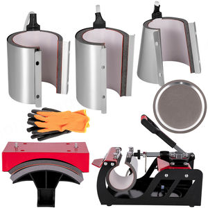 OEM and ODM Red 8 in 1 Heat <b>Press</b> Machine 360 Degree 12x15 Swing Away Design - Product Image 6