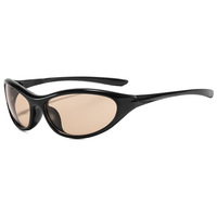 Lunettes de soleil sport enveloppantes Y2K, ovales, de type bouclier, aérodynamiques, à monture translucide, pour l'extérieur, vente en gros, logo personnalisé
