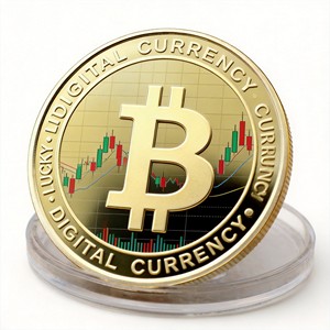 Monedas Conmemorativas de Criptomonedas con Impresión de Alto Brillo para Entusiastas de la Criptomoneda y Coleccionistas del Mercado Financiero - Product Image 1