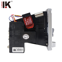 Accepteur de pièces universel LK734 comparable avec mécanisme de sélection de pièces à logo LED personnalisé sur panneau avant pour machines de divertissement