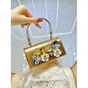 Handgefertigte Diamant-Clutch-Taschen Damen Kristall-Tiermotiv-Handtasche Abend-Party-Balltasche mit Strasssteinen Umhängetasche - Product Image 2