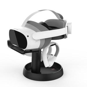 Supporto per cuffie <span class=keywords><strong>AMVR</strong></span> <span class=keywords><strong>VR</strong></span> per Pico 4 Oculus Quest 2 / Quest 3 supporto Display supporto per stazione di gioco appendiabiti salvaspazio - Product Image 1