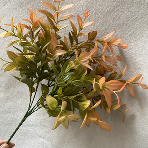 Rama de Vainilla Artificial, Hojas de Plástico Ecológicas de Alta Calidad, Decoraciones Verdes para Interiores y Exteriores de Halloween - Product Image 5