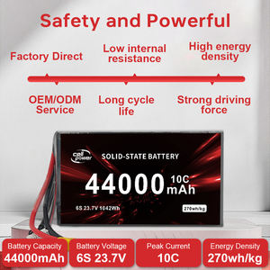 Batterie à semi-conducteurs pour drone UAV 44000mAh 45000mAh Haute Énergie Pack de Batteries du Fabricant Solutions Personnalisées Rechargeables - Product Image 4