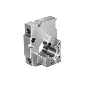 Stainless Steel Rectangular <b>Mounting</b> Block ISO9001 2015 Certified Customized Size Precision Machined Industrial Component - Product Image 3