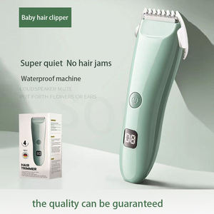 Bebek için şarj edilebilir su geçirmez seramik bıçaklar akülü bebek profesyonel saç kesme - Product Image 3