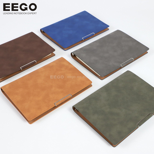 Carnet de notes A5 personnalisable en cuir PU, à feuilles mobiles, avec texture mate délicate, idéal pour l'impression de logos - Product Image 5