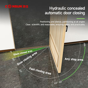 Сверхмощный дверной шарнир из нержавеющей стали мягкий закрытый невидимый скрытый дверной шарнир 3d - Product Image 6