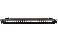 Ropassor RPS-2046 24 Port FTP/UTP Unloaded RJ45 Cold Rolled Steel 19" Standard Rack Mount Patch Panel dengan Garansi 25 Tahun