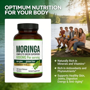 Cápsulas de Extracto de Hojas de Moringa para un Vientre Plano, Suplemento Vegano, Puro y Orgánico, de la Empresa Estatal Capital Moringa - Product Image 4