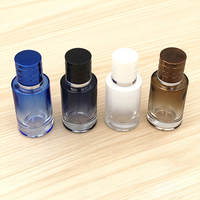 Emballage cosmétique personnalisé de luxe avec étiquette privée, couleurs dégradées, flacon en verre pour parfum, bouchon pulvérisateur à pompe