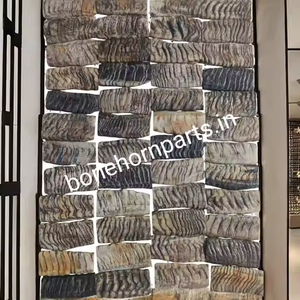 Hautement recommandé mouton corne os couteau poignée artisanat poli sculpté amour Style grand prix produit de haute qualité - Product Image 3
