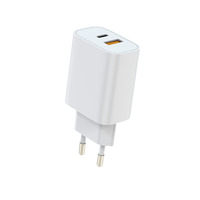 Vente chaude prix usine 20W A + C chargeur rapide prise USB C PD 3.0 secteur US EU UK Type C adaptateur secteur de charge murale